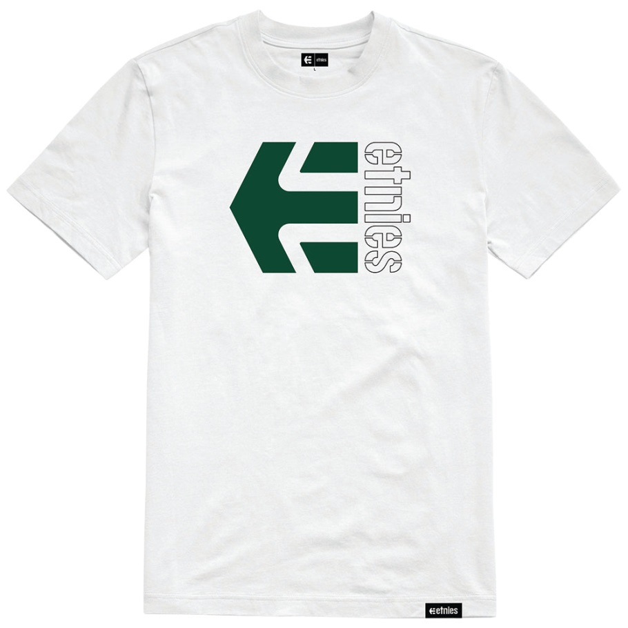 Etnies Corp Combo T-shirt Wit