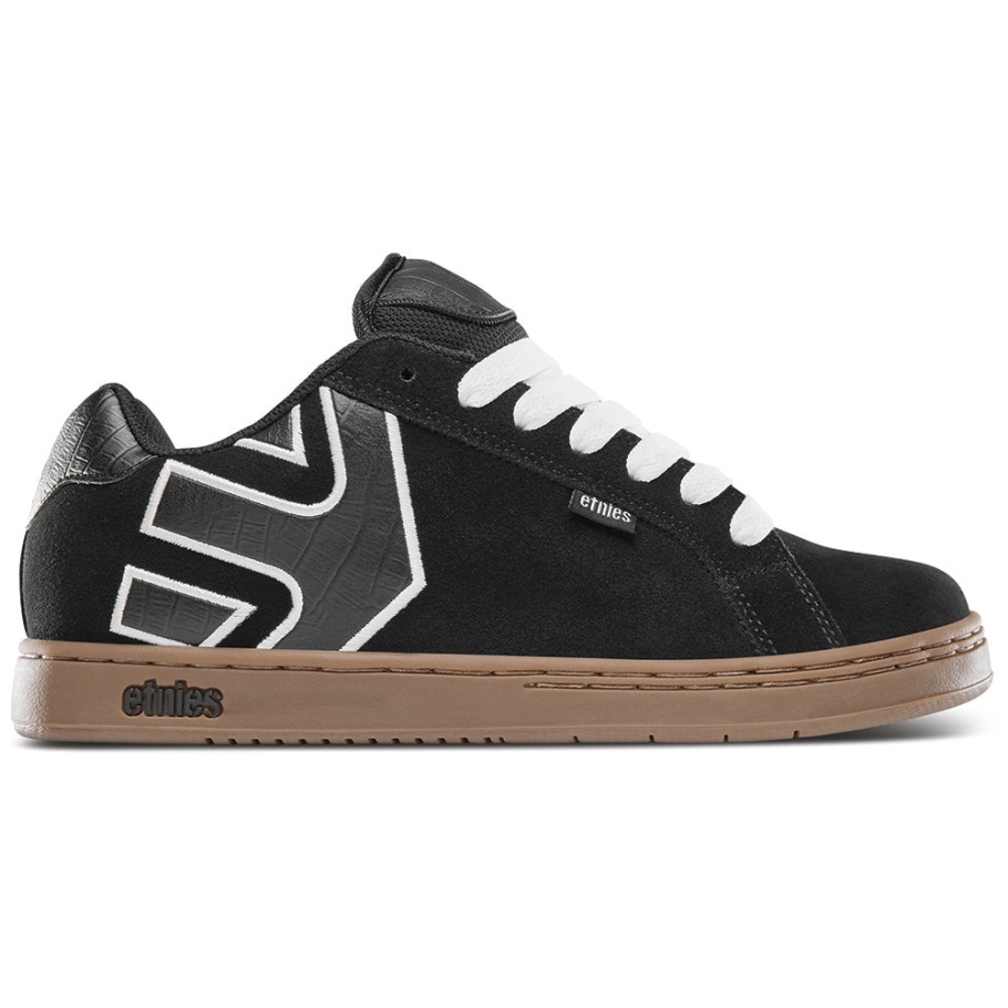 Etnies Fader Zwart/wit/gum