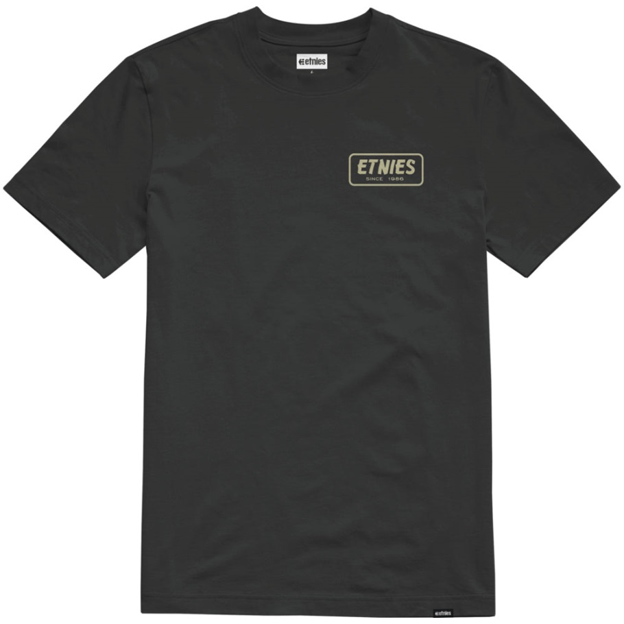 Etnies Nieuwe Kwaliteit Tee Zwart