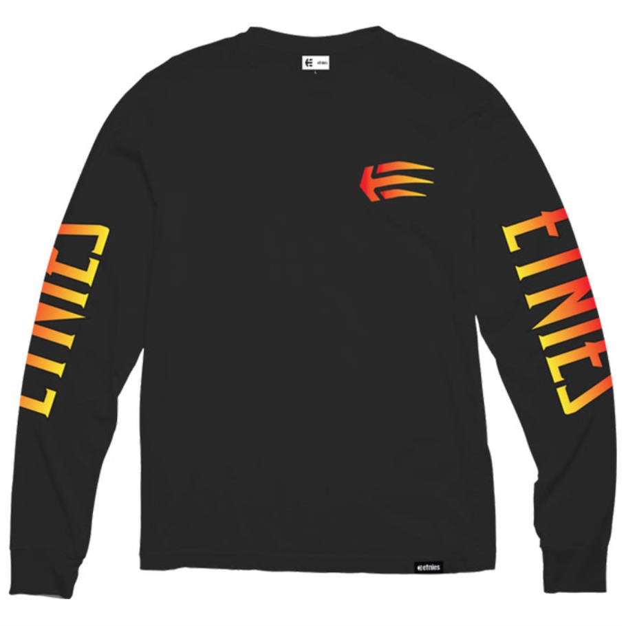 Etnies Wolverine Ls Tee Zwart
